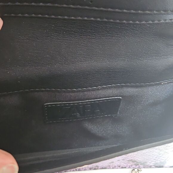 Zara Crossbody Faux Snakeskin Handbag - Picture 6 of 10